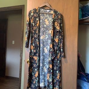 Lularoe long cardigan with pockets